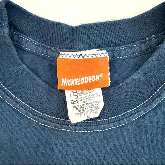 Vintage Kids 2002 SpongeBob Square Pants Surfing T-Shirt Tee Size YS 6/8 - Picture 3 of 7